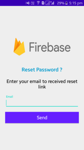 Firebase- Reset forgot password