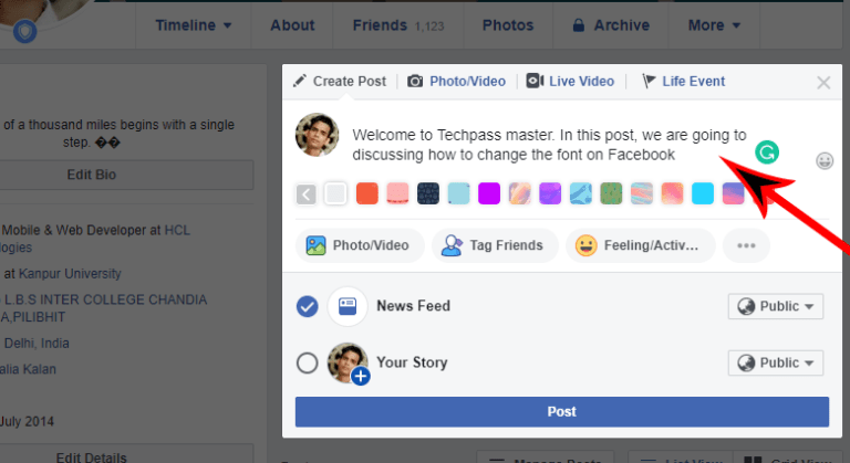 How Do You Change Your Font On Facebook