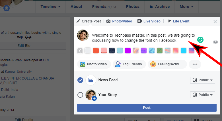 how-to-change-font-on-facebook-2022-techpass-master