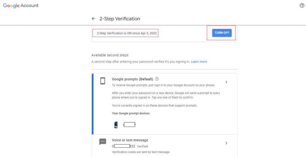 Google Gmail 2 Step Verification (Step - 6)